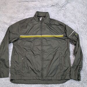 Vintage Nike‎ Jacket Womens L Green Retro Training Track Windbreaker Zip Up
